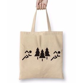 Baskı Dükkanı Run Forest Run Bez Çanta