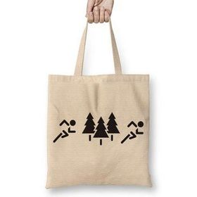 Baskı Dükkanı Run Forest Run Bez Çanta