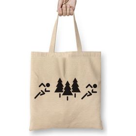 Baskı Dükkanı Run Forest Run Bez Çanta
