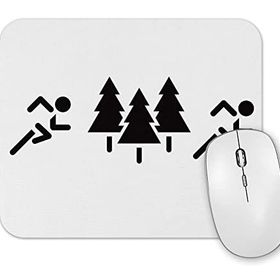 Baskı Dükkanı Run Forest Run Mouse Pad