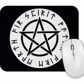 Baskı Dükkanı Runas E Pentagrama Mouse Pad