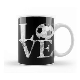 Baskı Dükkanı S Soccer Love Football Kupa