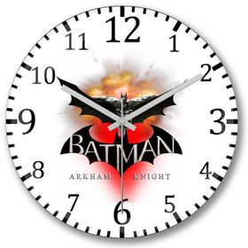 Baskı Dükkanı S2825 Batman Arkham Knight Protocol Knightfall Bombeli Gerçek Duvar Saati