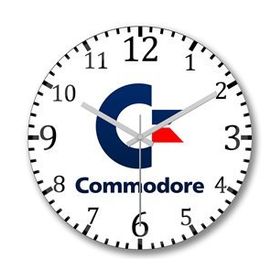 Baskı Dükkanı S381 Commodore-64 Duvar Saat