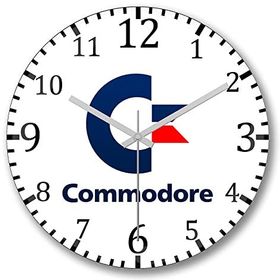 Baskı Dükkanı S381 Commodore-64 Duvar Saat
