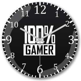 Baskı Dükkanı S3870 100 Gamer Duvar Saati