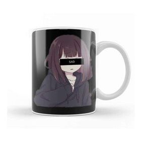 Baskı Dükkanı Sad Anime Girl Kupa