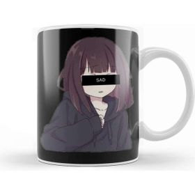 Baskı Dükkanı Sad Anime Girl Kupa