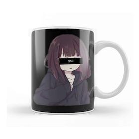 Baskı Dükkanı Sad Anime Girl Kupa