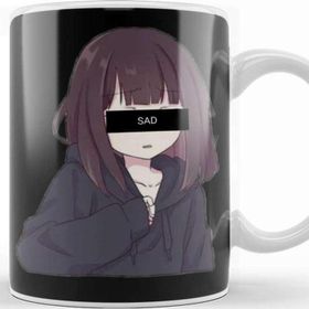 Baskı Dükkanı Sad Anime Girl Kupa