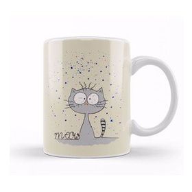 Baskı Dükkanı Sad Cat Meows Kupa