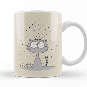 Baskı Dükkanı Sad Cat Meows Kupa