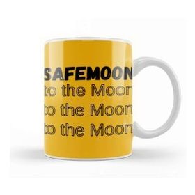 Baskı Dükkanı Safemoon To The Moon Kupa