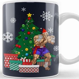 Baskı Dükkanı Sagat Around The Christmas Tree Street Fighter Kupa