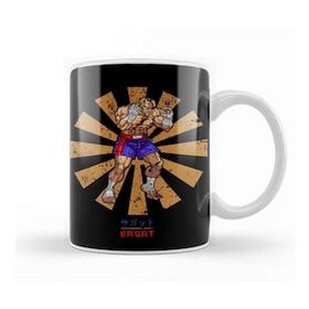 Baskı Dükkanı Sagat Retro Japanese Street Fighter Kupa