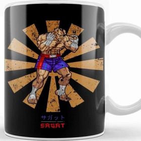 Baskı Dükkanı Sagat Retro Japanese Street Fighter Kupa