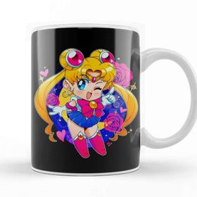 Baskı Dükkanı Sailor Moon Anime 02 Sihirli Porselen Kupa