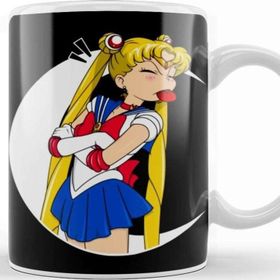 Baskı Dükkanı Sailor Moon Anime Porselen Kupa