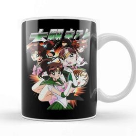 Baskı Dükkanı Sailor Moon Jupiter Porselen 330 Beyaz Kupa Bardak