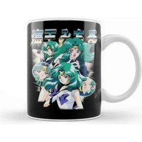 Baskı Dükkanı Sailor Moon Neptune Porselen 330 ml Beyaz Kupa Bardak