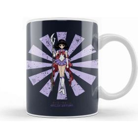 Baskı Dükkanı Sailor Moon Saturn Retro Japanese Kupa