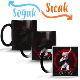 Baskı Dükkanı Sakura Naruto Sihirli Porselen Kupa