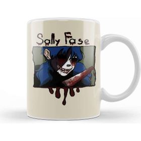 Baskı Dükkanı Sally Face 03 Porselen 330 ml Beyaz Kupa Bardak