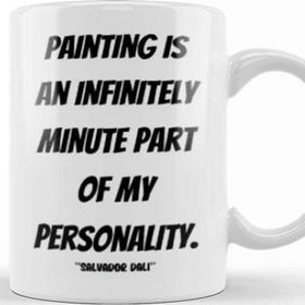 Baskı Dükkanı Salvador Dali Quotes Gift Vintage Retro Rainbow Style Kupa