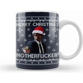 Baskı Dükkanı Samuel L Jackson Merry Christmas Motherfucker Pulp Fiction Kupa