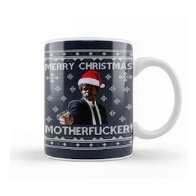 Baskı Dükkanı Samuel L Jackson Merry Christmas Motherfucker Pulp Fiction Kupa