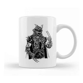 Baskı Dükkanı Samurai Punk Portrait Kupa