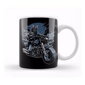 Baskı Dükkanı Samurai Ride Motorcycle Kupa