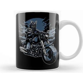Baskı Dükkanı Samurai Ride Motorcycle Kupa