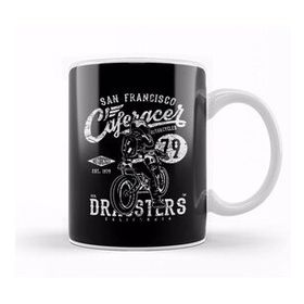 Baskı Dükkanı San Francisco Cafe Racer Motorcycle Dragsters Kupa