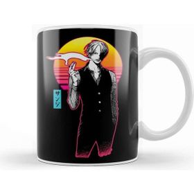 Baskı Dükkanı Sanji Retro Back Kupa
