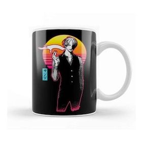 Baskı Dükkanı Sanji Retro Back Kupa