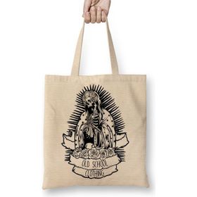 Baskı Dükkanı Santa Muerte Bez Çanta