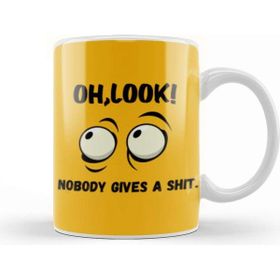 Baskı Dükkanı Sarcasm Funny Comment Quotes Gift Sarcastic and Men Humorous Saying Kupa Bardak Porselen - 1 Adet - Mavi - Kahverengi - 330 ml