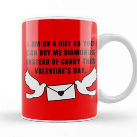 Baskı Dükkanı Sarcasm Funny Quote Valentine's Day,for Lover Or Boyfriend, Girlfriend Porselen 330 ml Beyaz Kupa Bardak