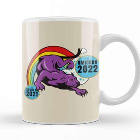 Baskı Dükkanı Sarcasm Funny Vintage Cougar Saying Hi Omicron 2022 Kupa