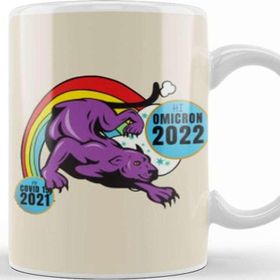 Baskı Dükkanı Sarcasm Funny Vintage Cougar Saying Hi Omicron 2022 Kupa