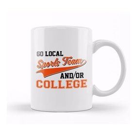 Baskı Dükkanı Sarcastic Go Local Sports Team Or College Team Porselen 330 ml Beyaz Kupa Bardak