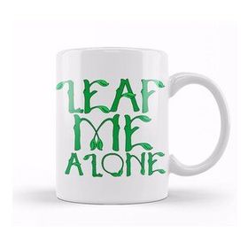 Baskı Dükkanı Sarcastic Leaf Me Alone Leave Me Alone Introvert Kupa