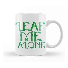 Baskı Dükkanı Sarcastic Leaf Me Alone Leave Me Alone Introvert Kupa