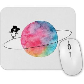 Baskı Dükkanı Satürn 02 Mouse Pad