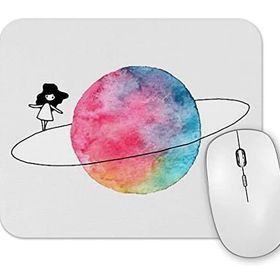 Baskı Dükkanı Satürn 02 Mouse Pad