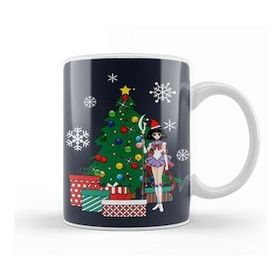 Baskı Dükkanı Saturn Around The Christmas Tree Sailor Moon Kupa