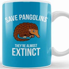 Baskı Dükkanı Save Pangolins They're Almost Extinct Kupa Bardak