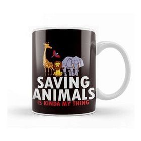 Baskı Dükkanı Saving Animals Welfare Rescue Rights Activist Veterinarian Kupa