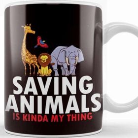 Baskı Dükkanı Saving Animals Welfare Rescue Rights Activist Veterinarian Kupa